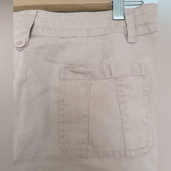 Sandro blush col linen pants - Picture 5 of 6